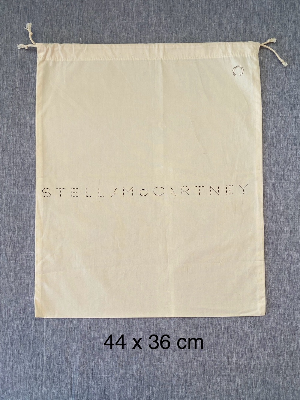 NWOT Authentic STELLA MCCARTNEY | 100% Organic Cotton Drawstring Dust Bag